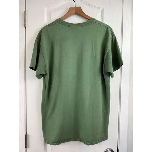 Village Pizza Athens Alabama Green Short Sleeve T Shirt Adult Size L Large - Picture 3 of 11